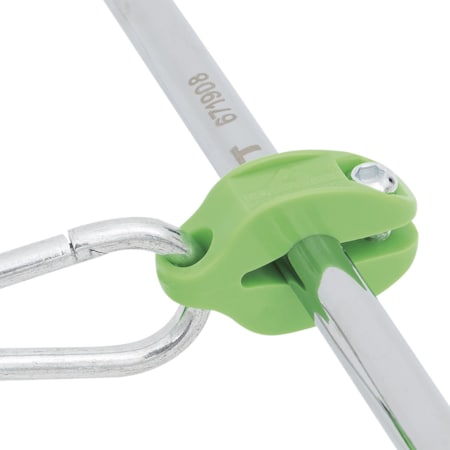Peakworks Tool Tethering System, 1/2" Round Clamp, HDPE, Green V8561101